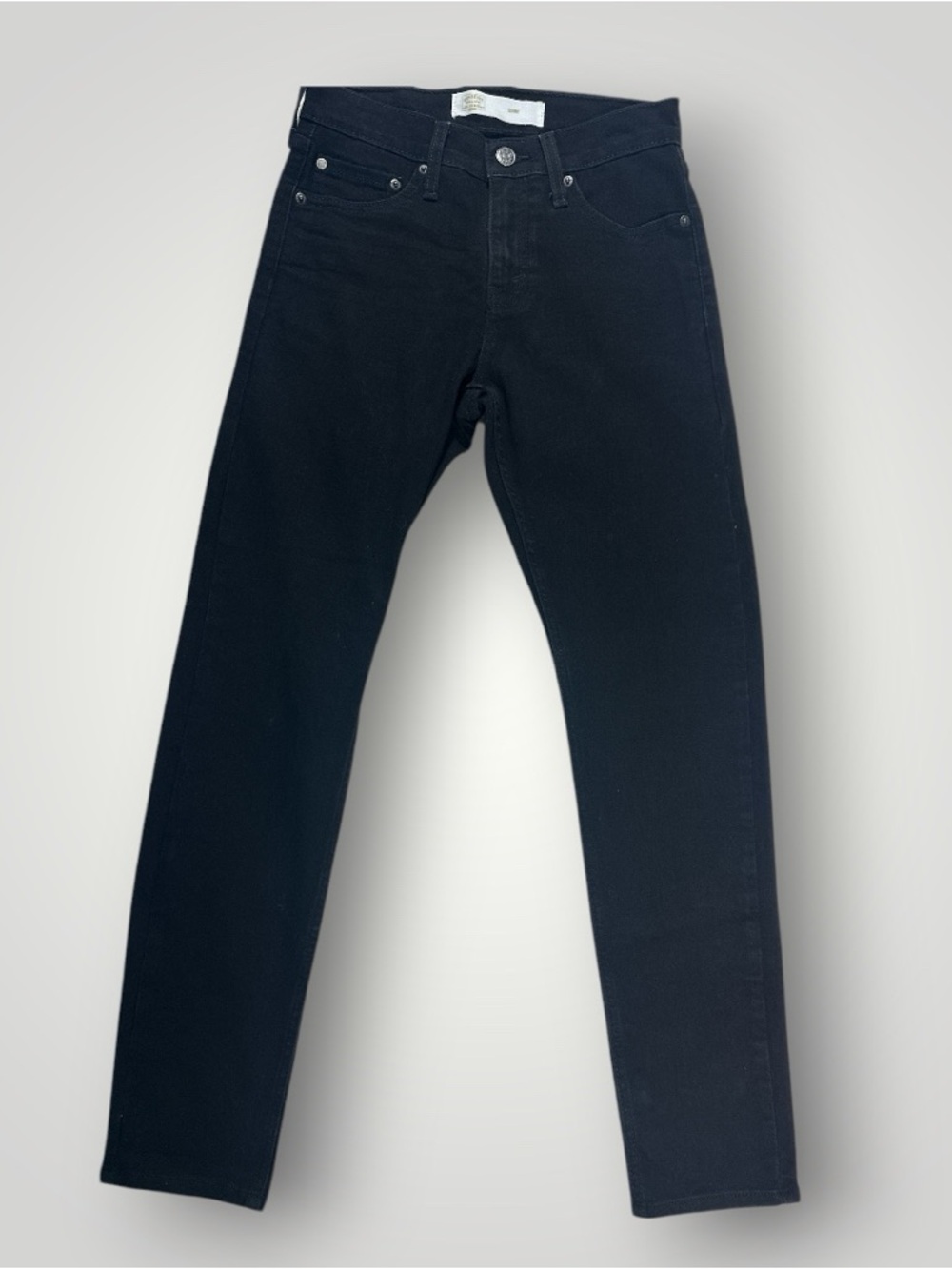 Levi’s Signature Gold Skinny Jeans Black Stretch Denim W28 L30 Y2K